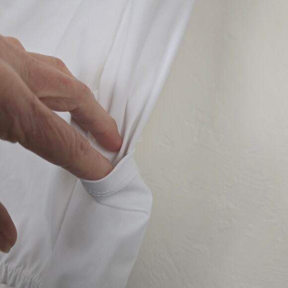 Foray Golf White Shorts Biker Tennis Compression Activewear Sports Stretch M - Picture 14 of 14